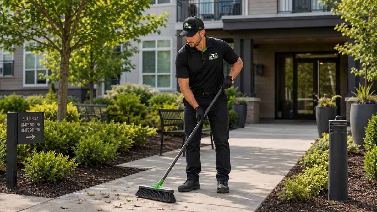 Exterior common area clean-up